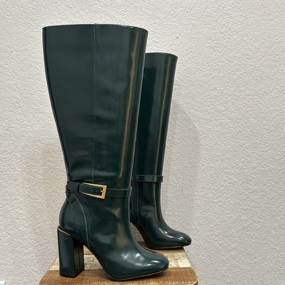 Vince Camuto Janel Extra Wide Calf Leather Boots Size 7 - Picture 2 of 7